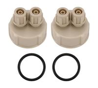Ujjdwiurgh Lot de 2 kits de système de CO2 multifonctions pour aquarium, bouchon de bouteille de dioxyde de carbone, bouchon à vis rapide