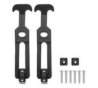 Ujjdwiurgh Lot de 2 loquets de tirage flexibles en caoutchouc avec poignée en T, 15 cm, loquet flexible en T avec vis