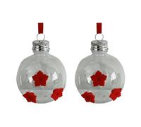 Ujjdwiurgh Lot de 2 mangeoires pour colibris - Anti-fuite - Pour l'extérieur - À suspendre