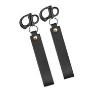 Ujjdwiurgh Lot de 2 manilles à dégagement rapide avec poignée en cuir pour pompiers, manilles en acier inoxydable 316 de qualité marine pour gréement