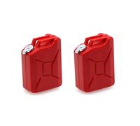 Ujjdwiurgh Lot de 2 mini outils de décoration de réservoir pour voiture RC Crawler 1/8 1/10 SCX10 TRX4 D90, rouge