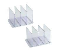 Ujjdwiurgh Lot de 2 organiseurs de sac et de sac à main pour placard, étagères transparentes réglables pour rangement et rangement