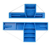 Ujjdwiurgh Lot de 2 outils de coupe d'argile d'angle et coupe-biseau pour poterie, céramique et sculpture (différentes tailles)