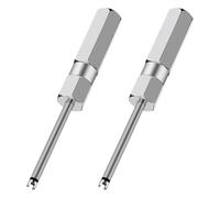 Ujjdwiurgh Lot de 2 outils de démontage de valve - Outil de démontage de tige de valve de pneu pour valves Schrader