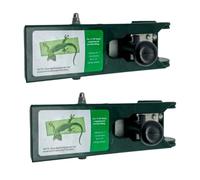 Ujjdwiurgh Lot de 2 outils d'installation de revêtement pour parement en fibre de ciment de 1,2 cm, outils de parement, jauge de revêtement avec révélations réglables