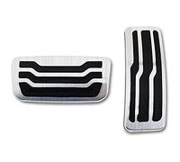 Ujjdwiurgh Lot de 2 pédales de voiture en acier inoxydable pour Everest 2015-2020