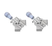 Ujjdwiurgh Lot de 2 pinces à angle droit en acier inoxydable pour le travail du bois - Clip rapide à 90 degrés - Cadre photo fixe A