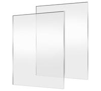 Ujjdwiurgh Lot de 2 Plaques de Découpe Transparentes, 8,7 X 6,1 Pouces, Tampons de Découpe pour Machine de Découpe et Gaufrage