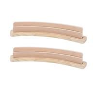 Ujjdwiurgh Lot de 2 Plateaux de Rangement en Bois Courbé pour Cartes à, Support de Carte Solide pour de Cartes de Stratégie Bridge Canasta