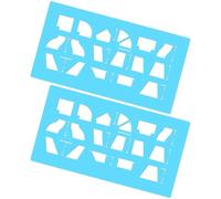 Ujjdwiurgh Lot de 2 pochoirs réutilisables pour raccords de conduits en tôle