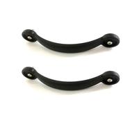 Ujjdwiurgh Lot de 2 poignées de transport latérales noires pour kayak, canoë, outils de pêche, accessoires de bateau