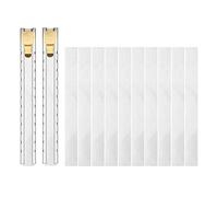 Ujjdwiurgh Lot de 2 porte-stéatites plats avec recharges en stéatite pour soudage et soudeur