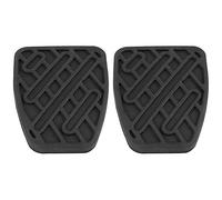 Ujjdwiurgh Lot de 2 protections de pédale de frein et d'embrayage 46531JD00A en caoutchouc noir pour 2007, 2008, 2009, 2010, 2011, 2012-2016