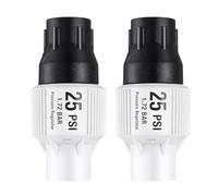 Ujjdwiurgh Lot de 2 Régulateurs de Pression D'Irrigation Goutte à Goutte 25 Psi, Anti-Reflux D'Eau pour Tuyau de Jardin/de 3/4 Pouces