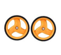 Ujjdwiurgh Lot de 2 roues arrière pour tondeuse à gazon Husqvarn 5324035-09, 5324327-49, 532403509, 532432749