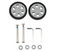 Ujjdwiurgh Lot de 2 roulettes pour bagages - 55 x 12 mm