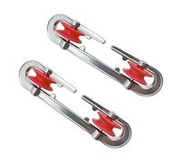 Ujjdwiurgh Lot de 2 séparateurs de corde à linge en aluminium pour charges lourdes et longues cordes à linge