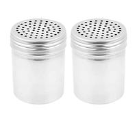 Ujjdwiurgh Lot de 2 shakers dragueurs de 283,5 g en acier inoxydable pour pâtisserie/cuisine