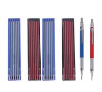 Ujjdwiurgh Lot de 2 stylos à souder avec 48 recharges pour porte-mine en métal pour soudure de tuyaux, structure du bois