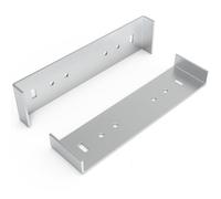 Ujjdwiurgh Lot de 2 supports de montage en métal pour boîtes aux lettres avec plancher de 20,3 cm de large