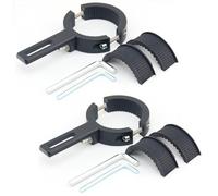 Ujjdwiurgh Lot de 2 supports de phare de moto réglables pour phare de moto - Support universel de montage pour phare de 38 à 60 mm