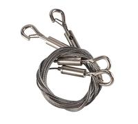 Ujjdwiurgh Lot de 2 supports de suspension réglables et robustes en acier inoxydable de 2 m x 1,5 mm