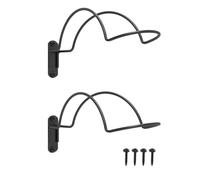 Ujjdwiurgh Lot de 2 supports muraux en métal pour casques, masques et chapeaux