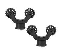 Ujjdwiurgh Lot de 2 supports universels en plastique pour pagaies de kayak, rames, canoës, rames, kayak, rail, canne à pêche