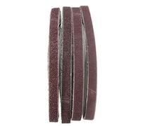 Ujjdwiurgh Lot de 20 bandes abrasives en oxyde de zirconium 13 x 457 mm Grain 40/60/80/120
