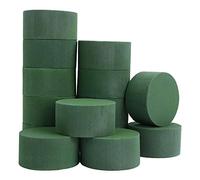 Ujjdwiurgh Lot de 20 blocs ronds en mousse florale humide pour arrangements floraux pour projets d'artisanat, décoration de fête