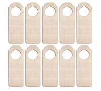 Ujjdwiurgh Lot de 20 boutons de porte en bois brut pour peinture, bricolage, maison, bureau, hôtel, décoration professionnelle F