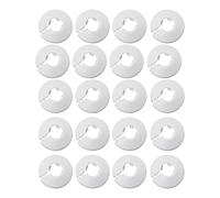 Ujjdwiurgh Lot de 20 cache-tuyaux blancs de 16 mm pour décoration de tuyau de radiateur