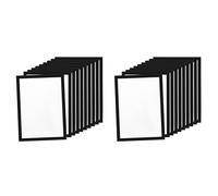 Ujjdwiurgh Lot de 20 cadres photo magnétiques A4, autocollants