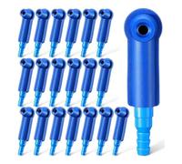 Ujjdwiurgh Lot de 20 connecteurs de purge de frein pour voiture - Adaptateur de pompe de purge d'huile de voiture - Connecteurs de tuyau de pompage