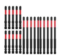 Ujjdwiurgh Lot de 20 embouts de tournevis à percussion FPH2 - Talons fendus de 65 mm et 110 mm - Tête hexagonale de 6,35 mm