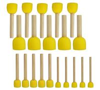Ujjdwiurgh Lot de 20 éponges rondes pour enfants - Outils de peinture en éponge - 4 tailles pour enfants