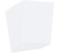 Ujjdwiurgh Lot de 20 feuilles de plastique thermorétractables imprimables pour loisirs créatifs d'enfants, projets artistiques - Blanc - 21,1 x 29,5 cm