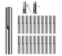Ujjdwiurgh Lot de 20 Kits de Garde-Corps à Câbles Invisibles de 1/8 Po, Kit de Garde-Corps à Câbles Sans Sertissage, Matériel D'Extrémité Fixe de Borne pour Garde-Corps à Câbles