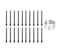 Ujjdwiurgh Lot de 20 pointes de stylo pour 2 stylos, pointes de stylet de rechange pour 2 stylets marqueurs et pointes de stylo