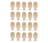 Ujjdwiurgh Lot de 20 sacs de stomie drainables pour colostomie, iléostomie, soins de la stomie, 20 à 60 mm