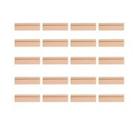 Ujjdwiurgh Lot de 20 supports en bois pour numéro de table de mariage - Style rustique