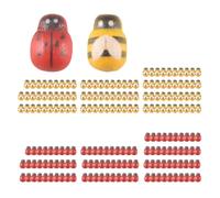 Ujjdwiurgh Lot de 200 abeilles en bois pour travaux manuels, scrapbooking, bricolage, décoration de fête