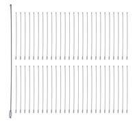 Ujjdwiurgh Lot de 200 porte-clés en acier inoxydable 20 cm