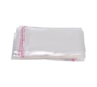 Ujjdwiurgh Lot de 200 sachets en plastique transparents auto-adhésifs pour petits objets, bijoux, arts et travaux manuels 7 x 13 cm