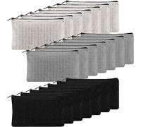 Ujjdwiurgh Lot de 21 à Crayons à Fermeture Éclair pour Organiser Le Stockage des Fournitures de Bureau