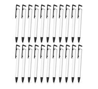 Ujjdwiurgh Lot de 22 stylos de sublimation vierges en vrac avec manchons rétractables et support de téléphone portable en aluminium faciles à installer et à utiliser