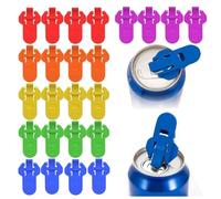 Ujjdwiurgh Lot de 24 bouchons de protection colorés pour canettes de soda - Outil d'ouverture pour coca et bière