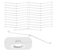 Ujjdwiurgh Lot de 24 clips à ressort d'éclairage encastrés pour éclairage encastré