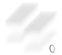 Ujjdwiurgh Lot de 24 films de protection pour miroir d'armoire de sablage en polyester 58,4 x 27,9 cm