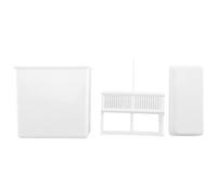 Ujjdwiurgh Lot de 24 lames de microscope 2 en 1 Blanc